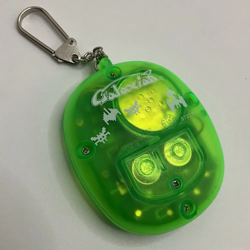 Lot of 5 Bandai Virtual Pet Tamagotchi Gen1 Bomberman Galaxian 1997 READ